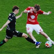 A debreceni Vajda Botond csatája  Fotó: DVSC