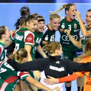 A magyar lányok győzelmi öröme