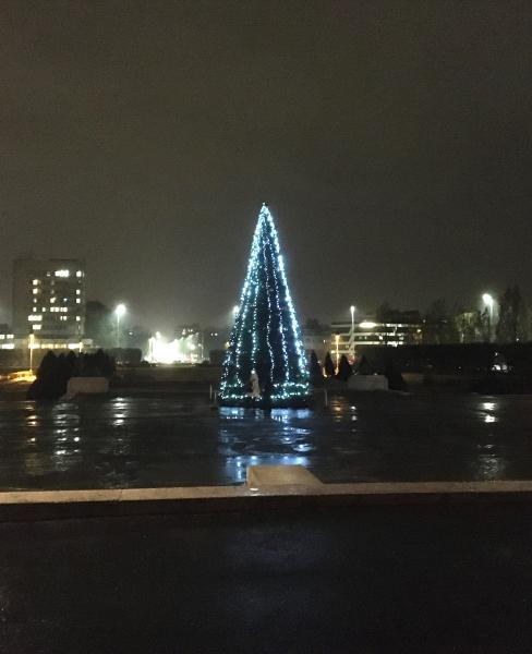 Advent az Egyetem téren  Fotó: Barna Marci