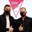 Az új edzőpáros: Toldi Gábor, Huszti Szabolcs Fotó: dvsc.hu