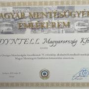 A mentőszolgálat kiemelkedő támogatásáért
