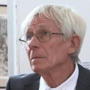 Szilágyi Imre, a kiállítás egyik alkotója Szilágyi Imre, a kiállítás egyik alkotója