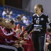 A meccs ifjú hőse: Szabó Dóra Fotó: DVSC Kézilabda A meccs ifjú hőse: Szabó Dóra Fotó: DVSC Kézilabda