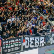 A szurkolók is kivették a részüket a sikerből Fotó: DVSC Kézilabda A szurkolók is kivették a részüket a sikerből Fotó: DVSC Kézilabda