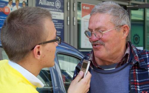 Toók László interjúkat készített az érdeklődőkkel